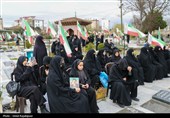 گلباران قبور شهدا و گرامیداشت شهدای جنگ رمضان در رودسر