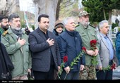گلباران قبور شهدا و گرامیداشت شهدای جنگ رمضان در رودسر