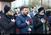 گلباران قبور شهدا و گرامیداشت شهدای جنگ رمضان در رودسر