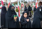 گلباران قبور شهدا و گرامیداشت شهدای جنگ رمضان در رودسر