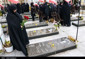 گلباران قبور شهدا و گرامیداشت شهدای جنگ رمضان در رودسر