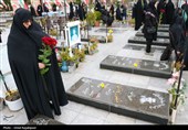 گلباران قبور شهدا و گرامیداشت شهدای جنگ رمضان در رودسر