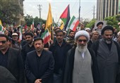 راه امام و شهدا با قدرت تا نابودی رژیم صهیونیستی ادامه دارد