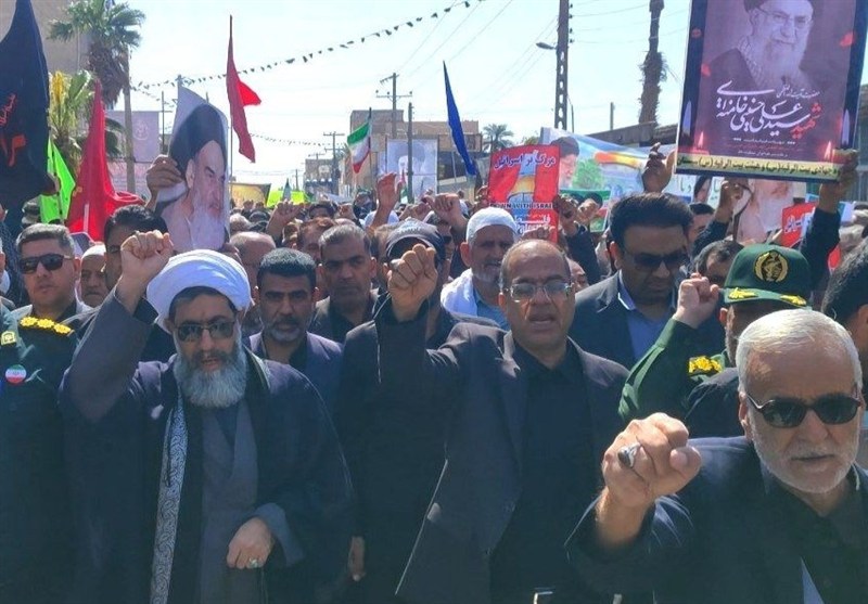 خروش مردم سیستان در روز قدس؛ فریاد حمایت از فلسطین و مقاومت