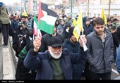 سیل خروشان مردم قزوین در راهپیمایی روز قدس 1404