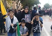 حضور پرشور خانواده‌های پایگاه دریایی بوشهر در راهپیمایی قدس