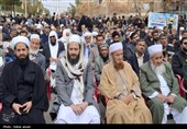 راهپیمایی روز قدس در شهرستان مرزی درمیان