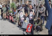 راهپیمایی روز قدس در شهرستان مرزی درمیان