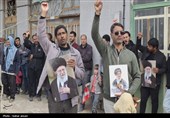 راهپیمایی روز قدس در شهرستان مرزی درمیان