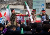 پیکر شهید رضا رحیمی در چهارباغ تشییع شد