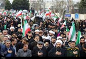 پیکر شهید رضا رحیمی در چهارباغ تشییع شد
