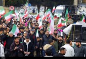 پیکر شهید رضا رحیمی در چهارباغ تشییع شد