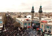 جلوه های از همبستگی مردم دارالارشاد اردبیل