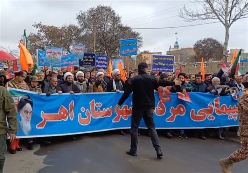حضور باشکوه و حماسی مردم ‌‌اهر در راهپیمایی روز جهانی قدس