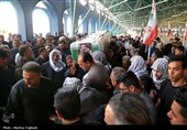 تشییع پیکر شهدای حملات آمریکایی صهیونی در اهواز