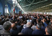 تشییع پیکر شهدای حملات آمریکایی صهیونی در اهواز