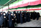 تشییع پیکر شهدای حملات آمریکایی صهیونی در اهواز