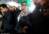 تشییع پیکر شهدای حملات آمریکایی صهیونی در اهواز