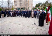 اجتماع بیعت دانشگاهیان بجنورد با حضرت آیت الله سید مجتبی خامنه ای
