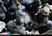 تشییع پیکر سردار شهید داود عسگری  و خانواده هشت نفره‌اش در قطعه 24 گلزار شهدای بهشت زهرا (س)