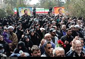 تشییع پیکر سردار شهید داود عسگری، به همراه همسر، دو فرزند پسر، دختر و سه تن از نوادگان خود، در حمله ناجوانمردانه آمریکایی_صهیونی به شهادت رسیدند در قطعه 24 گلزار شهدای بهشت زهرا (س)