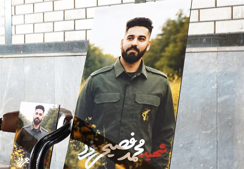تشییع شهید مدافع وطن محمد فصیحی‌فرد  در اهواز