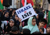 اجتماع بزرگ دانش‌آموزان کرمانی مقابل دفتر کمیساریای سازمان ملل متحد