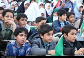 اجتماع بزرگ دانش‌آموزان کرمانی مقابل دفتر کمیساریای سازمان ملل متحد