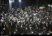 راهپیمایی شبانه مردم بوشهر در اعتراض به عملکرد سازمان ملل