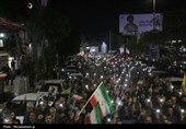 راهپیمایی شبانه مردم بوشهر در اعتراض به عملکرد سازمان ملل