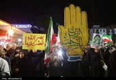 راهپیمایی شبانه مردم بوشهر در اعتراض به عملکرد سازمان ملل
