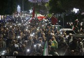 راهپیمایی شبانه مردم بوشهر در اعتراض به عملکرد سازمان ملل