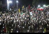 راهپیمایی شبانه مردم بوشهر در اعتراض به عملکرد سازمان ملل