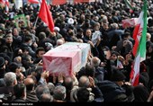 تشییع پیکر شهدای حملات آمریکایی صهیونی در همدان