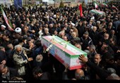 تشییع پیکر شهدای حملات آمریکایی صهیونی در همدان