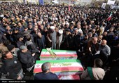 تشییع پیکر شهدای حملات آمریکایی صهیونی در همدان
