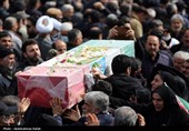 تشییع پیکر شهدای حملات آمریکایی صهیونی در همدان