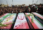 تشییع پیکر شهدای حملات آمریکایی صهیونی در همدان