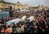 تشییع پیکر شهدای حملات آمریکایی صهیونی در همدان