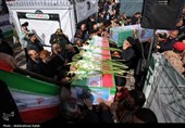 تشییع پیکر شهدای حملات آمریکایی صهیونی در همدان