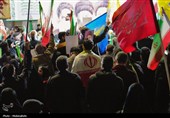 تداوم تجمع پرشور مردم کاشانی در خونخواهی قائد شهید امت