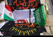 تشییع پیکرمطهرشهید محمد عزیزی - قزوین