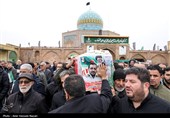 تشییع پیکرمطهرشهید محمد عزیزی - قزوین