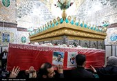 تشییع پیکرمطهرشهید محمد عزیزی - قزوین