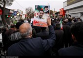تشییع پیکرمطهرشهید محمد عزیزی - قزوین