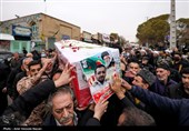 تشییع پیکرمطهرشهید محمد عزیزی - قزوین