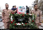 تشییع پیکرمطهرشهید محمد عزیزی - قزوین