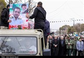 تشییع پیکرمطهرشهید محمد عزیزی - قزوین