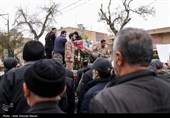 تشییع پیکرمطهرشهید محمد عزیزی - قزوین