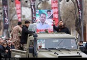 تشییع پیکرمطهرشهید محمد عزیزی - قزوین